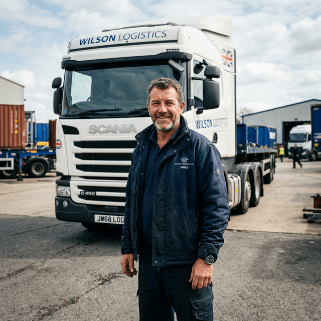 James Wilson, Transport Manager at North West Logistics